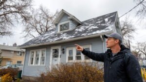 Blog Vanhook Roofing and Exteriors in Wylie, TX - Vanhook Roofing and Exteriors home inspector evaluating haildamaged roof minnesota 1 | Vanhook Roofing and Exteriors